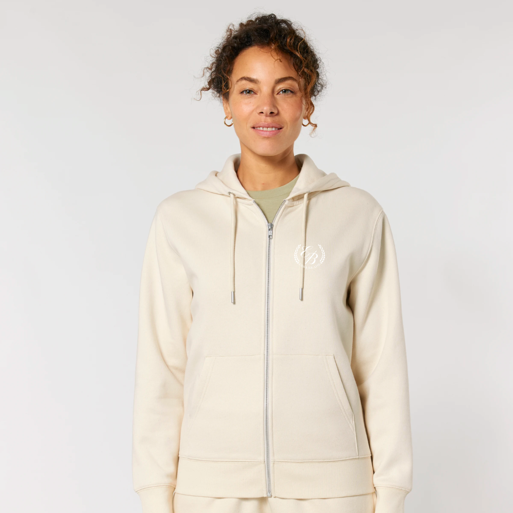 TEENS ZIP HOODIE - NATURAL RAW