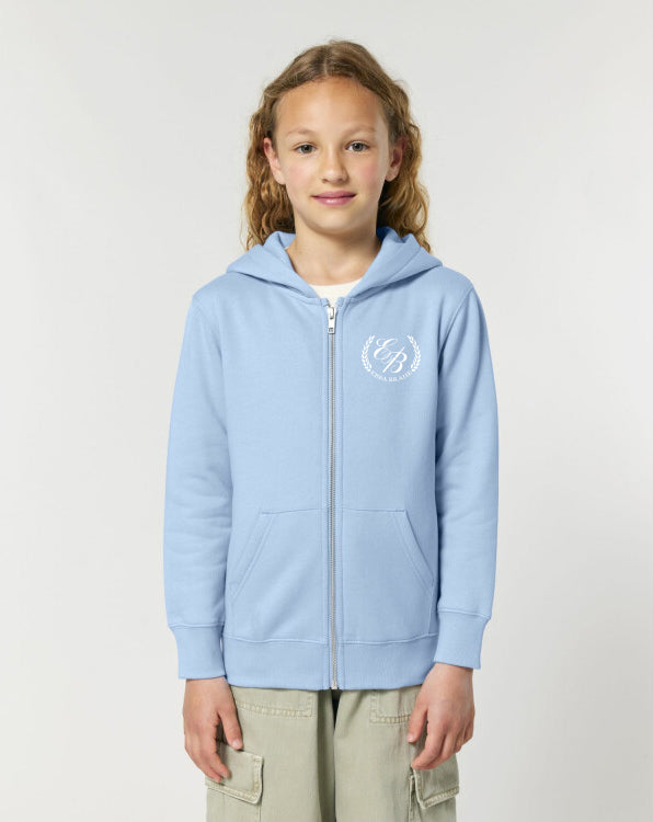KIDS ZIP HOODIE - BLUE SOUL