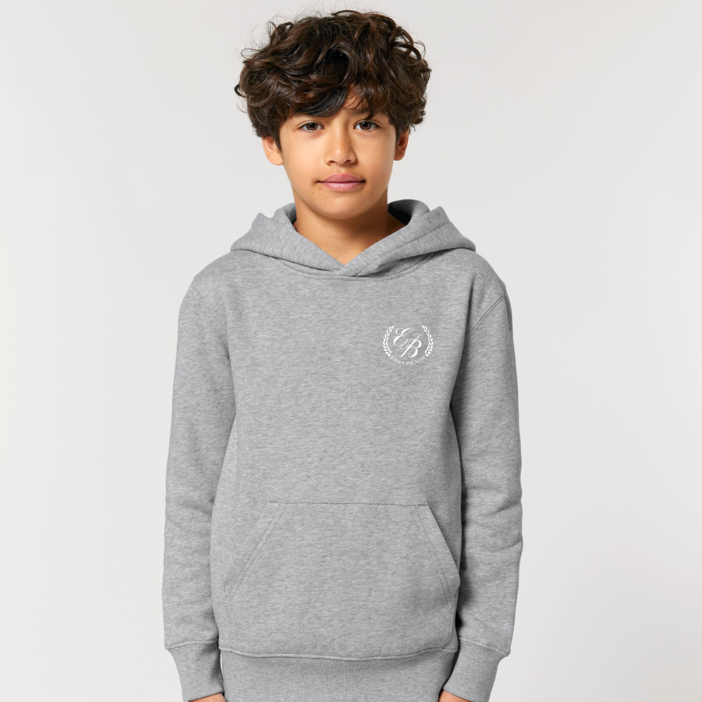 KIDS HOODIE - HEATHER GREY