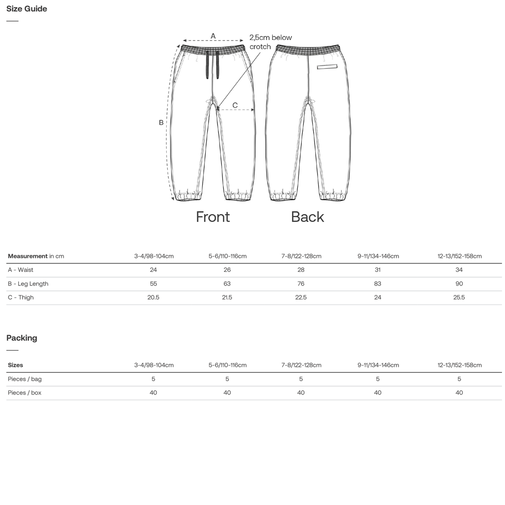 KIDS SWEATPANTS - HEATHER GREY