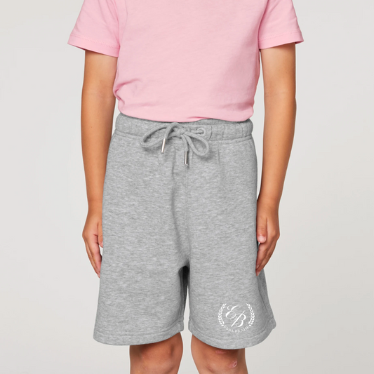 KIDS SHORTS - HEATHER GREY