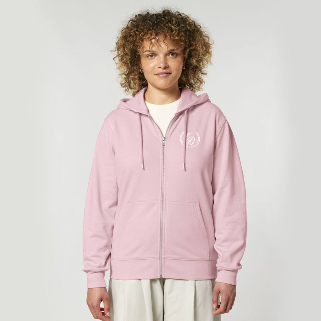 TEENS ZIP HOODIE - COTTON PINK