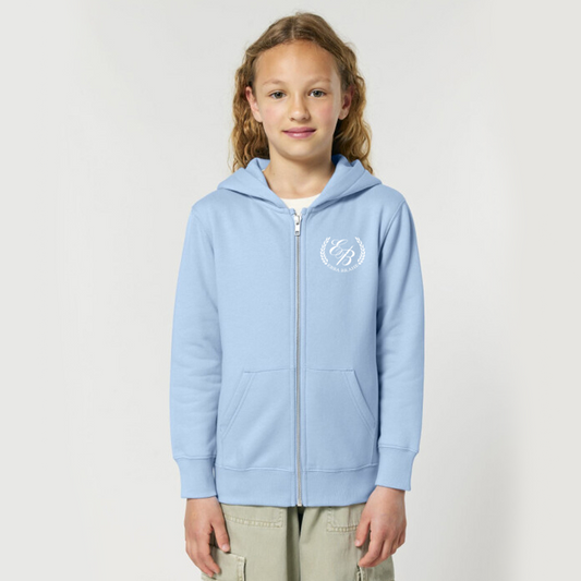 KIDS ZIP HOODIE - BLUE SOUL