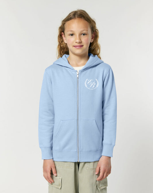 KIDS ZIP HOODIE - BLUE SOUL
