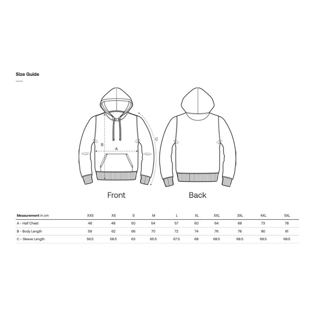 GYMNASIUM HOODIE - NATURAL RAW
