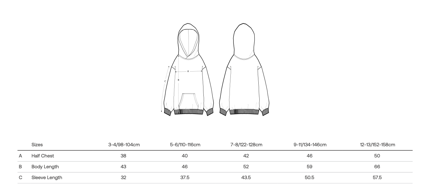 KIDS HOODIE - BLUE SOUL
