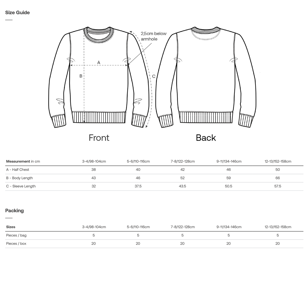 KIDS SWEATSHIRT - FRENCH NAVY