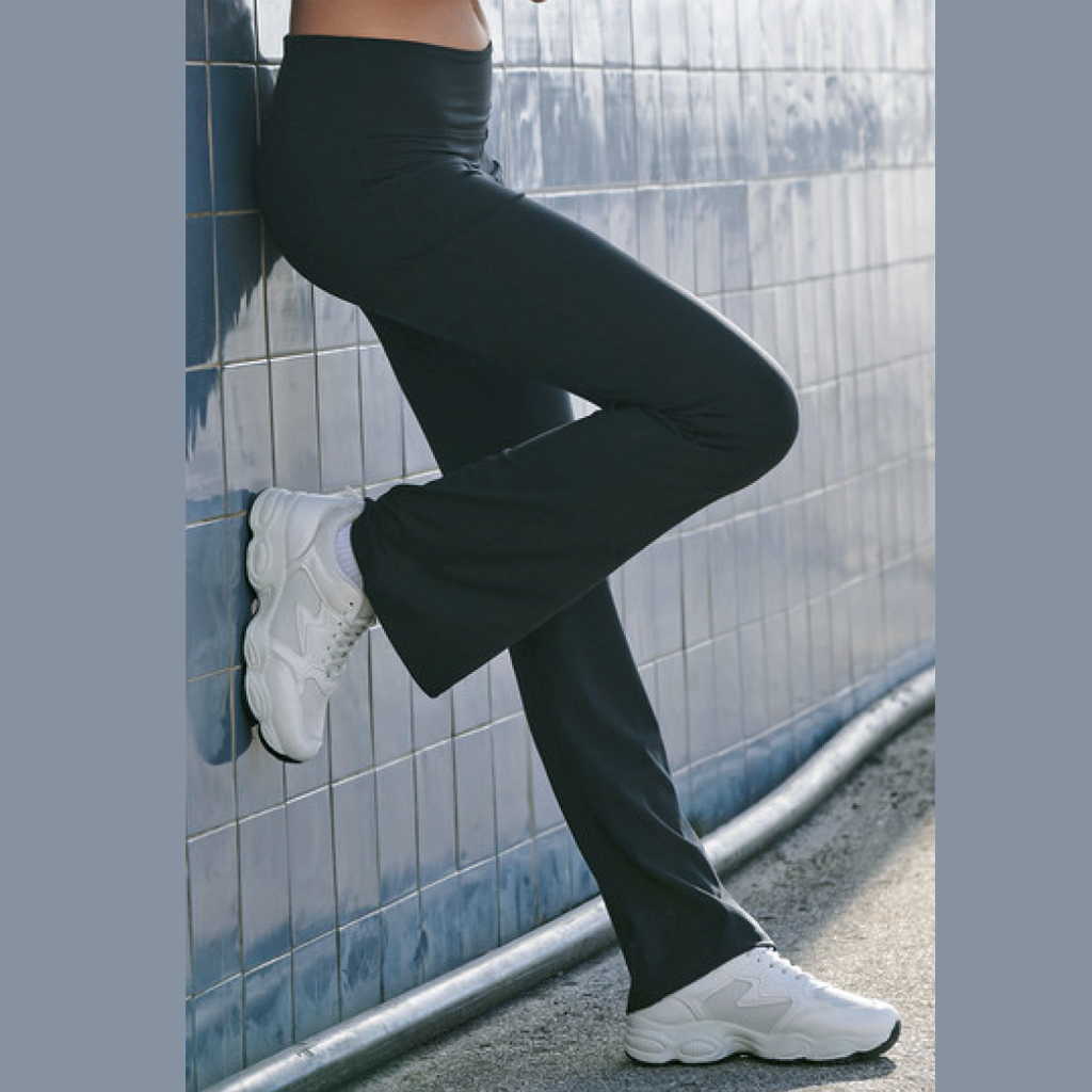 Teens Flared Leggings - Svart